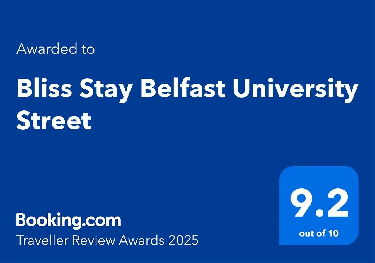 Bliss Stay Belfast University Street Storbritannien